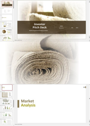 Hemp Fiber Products Retail Investor Pitch Deck Template