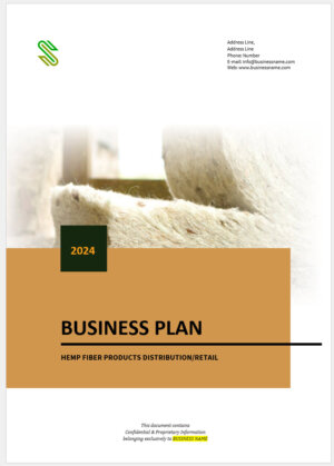 Hemp Fiber Products Retail Business Plan