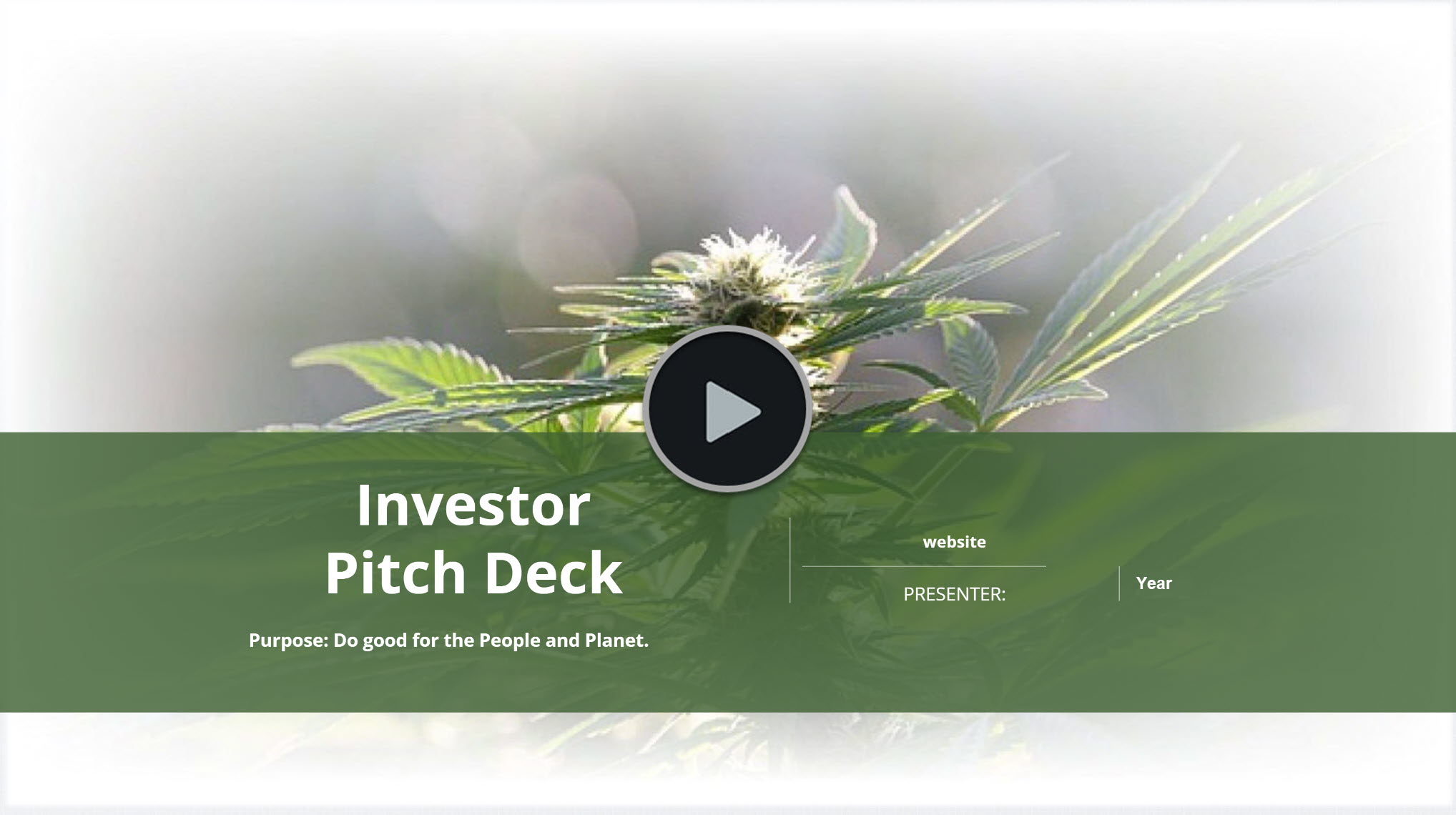 Hemp Services Investor Pitch Deck