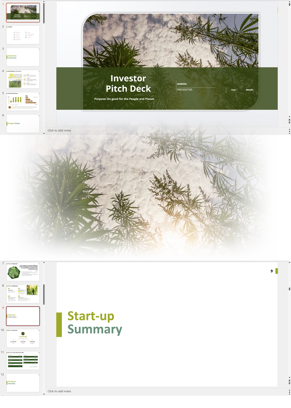 Hemp Cultivation Investor Pitch Deck Template Business Plan Templates 7908