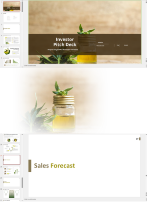 CBD Retail Investor Pitch Deck Template