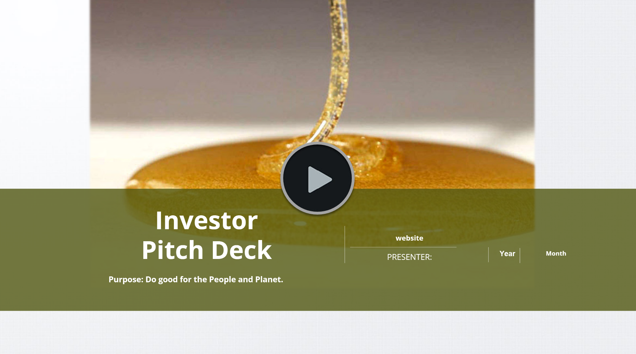 Hemp CBD Solventless Extraction Investor Pitch Deck