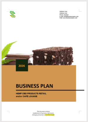 CBD Retail Store Lounge Business Plan