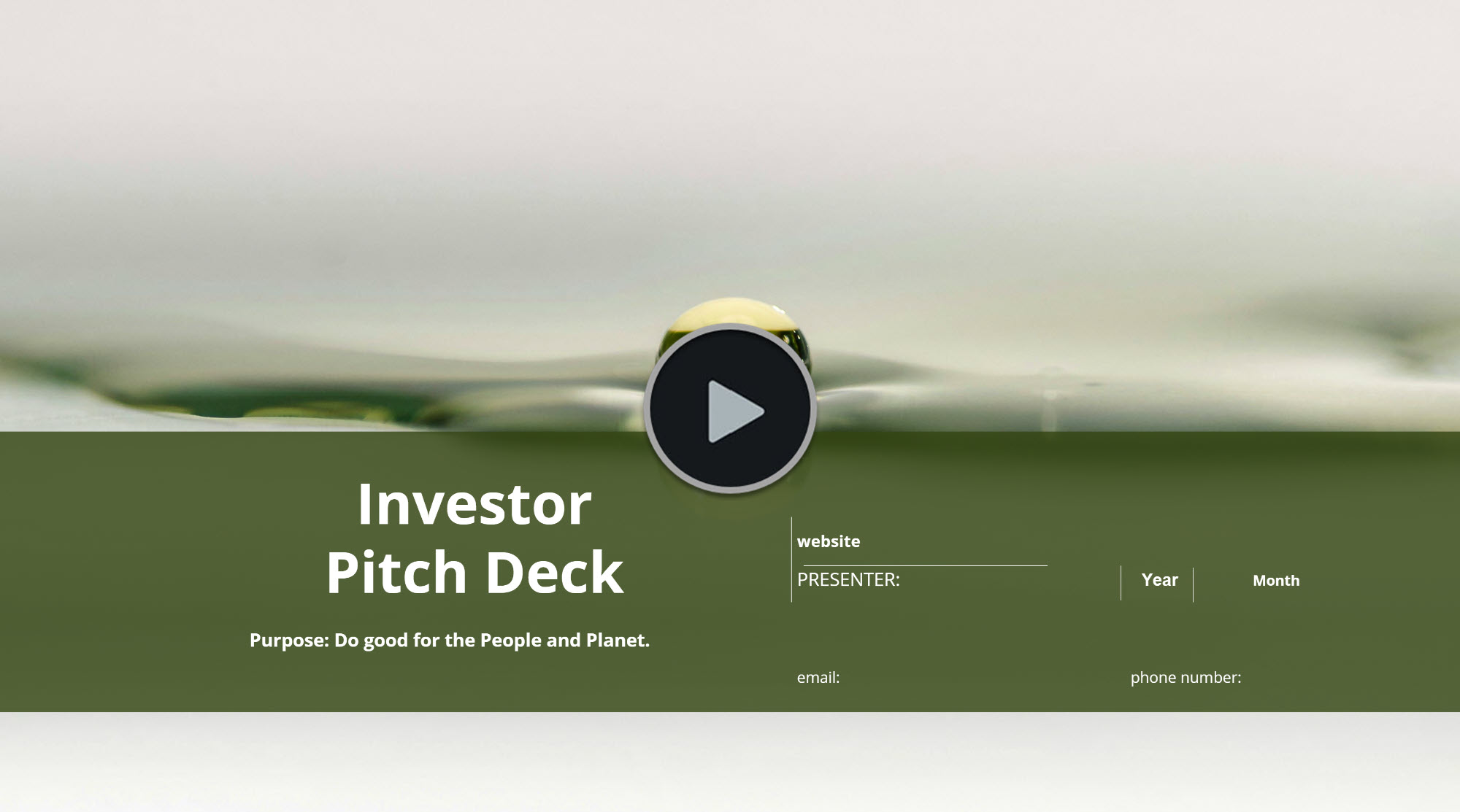 Hemp Cultivation Extraction Manufacturing Investor Pitch Deck